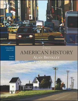 Book cover for American History: A Survey,  Volume 2  with Primary Source Investigator