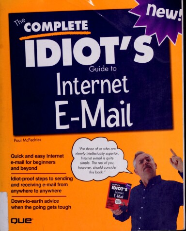 Book cover for The Complete Idiot's Guide to Internet E-Mail