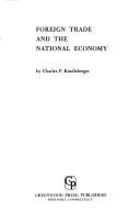 Book cover for Foreign Trade and the National Economy