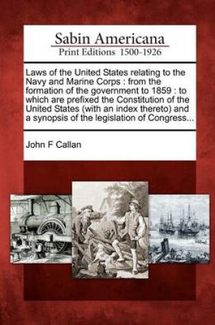 Cover of Laws of the United States Relating to the Navy and Marine Corps