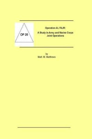 Cover of Operation AL FAJR