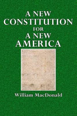 Book cover for A New Constitution for a New America