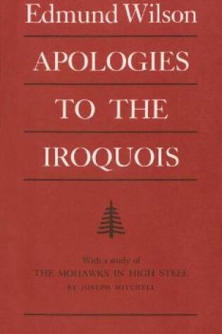 Cover of Apologies to the Iroquois