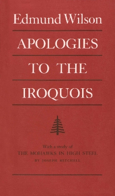 Book cover for Apologies to the Iroquois