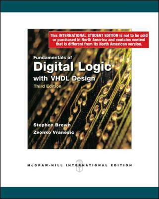 Book cover for Fundamentals of Digital Logic with VHDL Design with CD-ROM