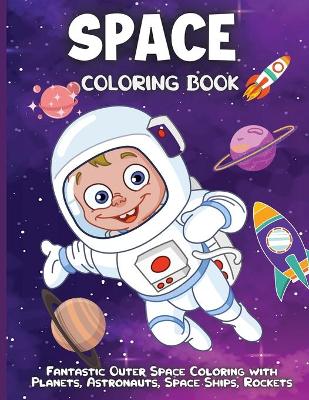 Book cover for Space Coloring Book