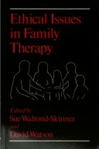 Cover of Ethical Issues in Family Therapy