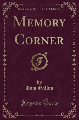 Book cover for Memory Corner (Classic Reprint)