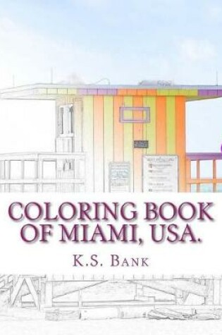 Cover of Coloring Book of Miami, USA.