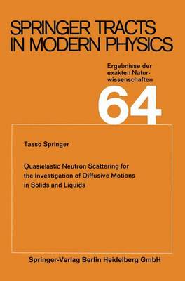 Book cover for Quasielastic Neutron Scattering for the Investigation of Diffusive Motions in Solids and Liquids