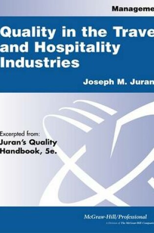 Cover of Quality in the Travel and Hospitality Industries