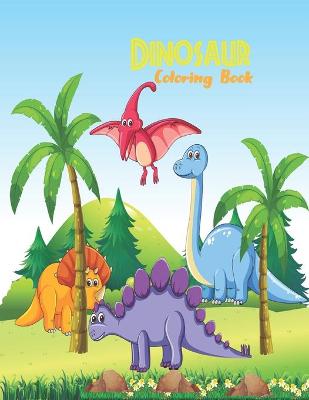 Book cover for Dinosaur Coloring Book