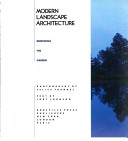 Book cover for Modern Landscape Architecture