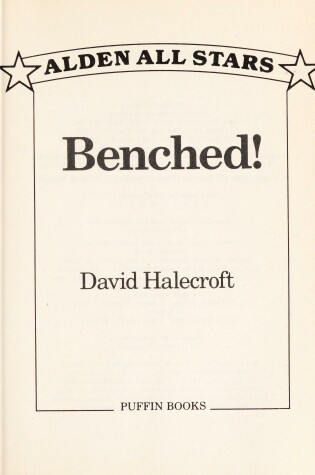 Cover of Halecroft David : Benched]