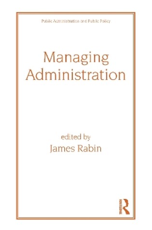 Cover of Managing Administration