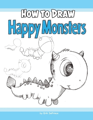 Book cover for How to Draw Happy Monsters