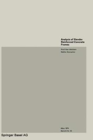 Cover of Analysis of Slender Reinforced Concrete Frames