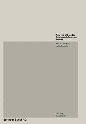 Cover of Analysis of Slender Reinforced Concrete Frames