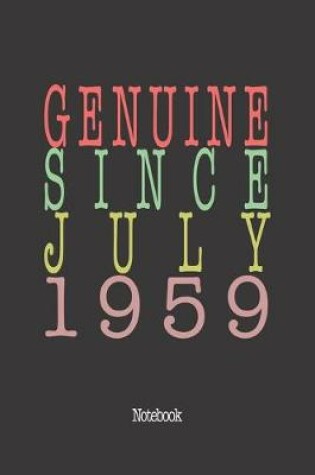 Cover of Genuine Since July 1959