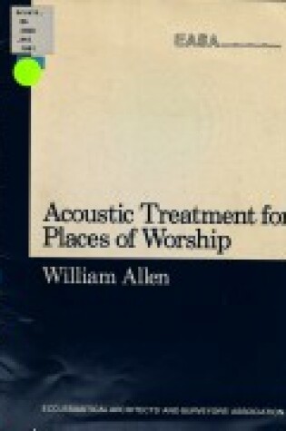 Cover of Acoustic Treatment for Places of Worship