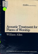 Book cover for Acoustic Treatment for Places of Worship