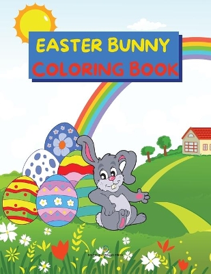 Book cover for Easter Bunny Coloring Book