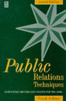 Book cover for Public Relations Techniques