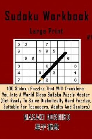 Cover of Sudoku Workbook-Large Print #1