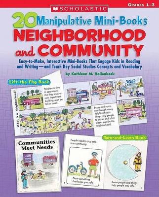 Book cover for 20 Manipulative Mini-Books: Neighborhood and Community
