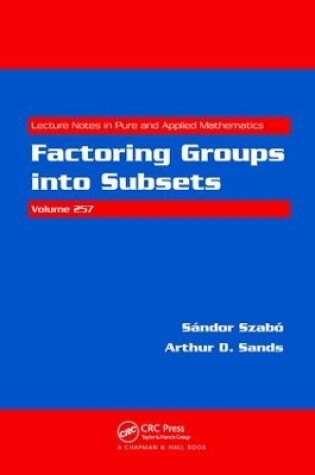 Cover of Factoring Groups into Subsets