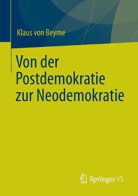 Book cover for Von Der Postdemokratie Zur Neodemokratie