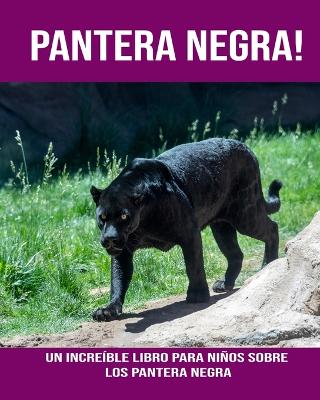 Book cover for Pantera negra! Un increíble libro para niños sobre los Pantera negra