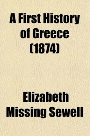 Cover of A First History of Greece