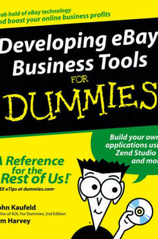 Cover of Developing eBay Business Tools For Dummies