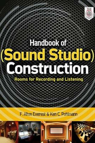 Cover of Handbook of Sound Studio Construction: Rooms for Recording and Listening