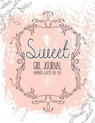 Book cover for sweet girl journal