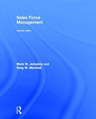 Book cover for Sales Force Management: Leadership, Innovation, Technology - 11th Edition