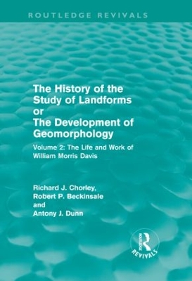 Book cover for The History of the Study of Landforms Volume 2