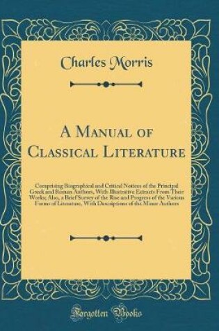 Cover of A Manual of Classical Literature