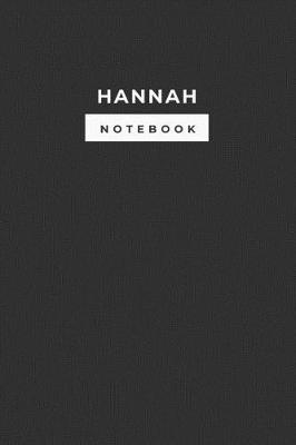 Book cover for Hannah Notebook