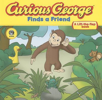 Book cover for Curious George Finds a Friend