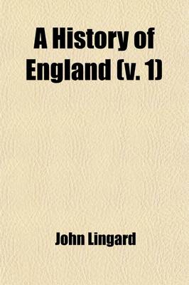 Book cover for A History of England (Volume 1)