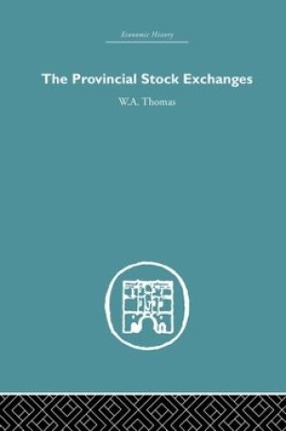 Cover of Provincial Stock Exchanges