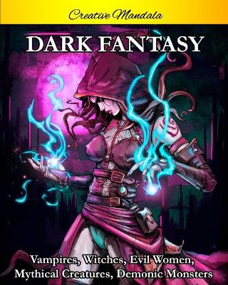 Book cover for Dark Fantasy Coloring Book