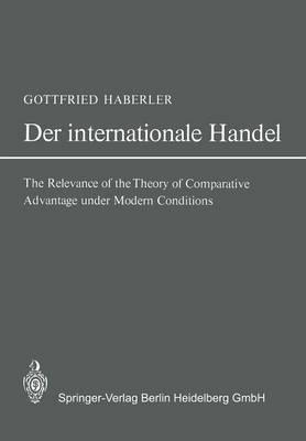 Book cover for Der Internationale Handel