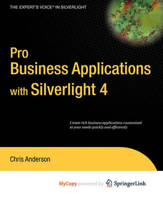 Cover of Pro Business Applications with Silverlight 4