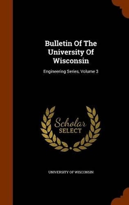 Book cover for Bulletin of the University of Wisconsin