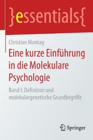 Cover of Eine Kurze Einfuhrung in Die Molekulare Psychologie