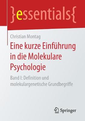 Cover of Eine Kurze Einfuhrung in Die Molekulare Psychologie