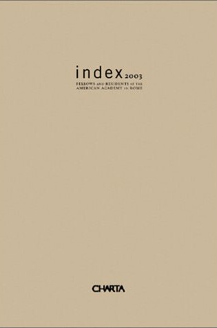 Cover of Index 2003